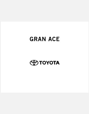 toyota gran ace 2021-2022 owners manual in english